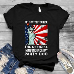 Boston Terrier, Independence Party Dog Funny Dog Pun Liberty Statue, Boston Terrier, Independence Day, Party Dog