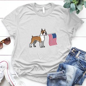 Boxer - American Flag Best Gift For Dog Lover American Flag, Dog Image, Boxer Flag, American Flag, Best Gift For Dog Lover