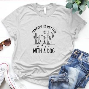 Camping Is Better With A Dog Funny Camping Gift Camping, Camp Svg, Camping Svg