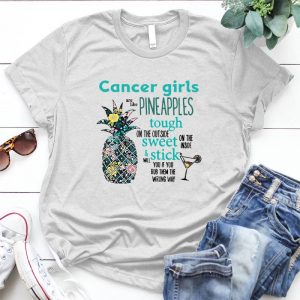 Cancer Girls Pineapple Funny Graphic Pineapple, Cancer Girls, Cancer Shirt