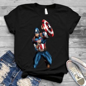 Captain America Bravado Marvel Avengers Marvel, Dc Comic, American Man, Marvel Comics Handmade Shirt