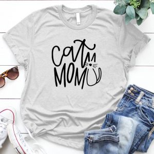 Cat Mom Pun Best Gift For Mom Best Gift For Mom, Girl Loves Her Mama Loves Mama, Mama Loves Jesus And America, American People, A Girl Loves Her Mama