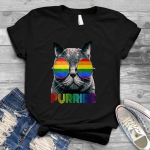 Cat Purride Kitten Lovers Gifts Purride Cat Lgbt, Gay Pride Rainbow Poly, Kitten Lovers Gifts