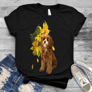 Cavapoo And Sunflower And Daughter Best Gift For Mother Day Family, Mom, Mother Day, Mom Shirt
