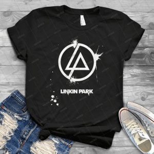 Classic Style Linkin Park Logo With Name Music Lover  Handmade Shirt