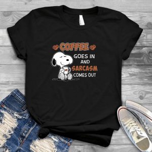 Coffee Goes And Sacarism Comes Out Gift For Coffee Lover Funny Sarcastic, Humor Journal, Perfect Gift, Coffee And Sarcasm Lovers