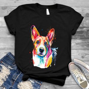 Colorful And Splashy Corgiii Original Watercolor Cute Corgis, Young Artist, Corgi Lovers