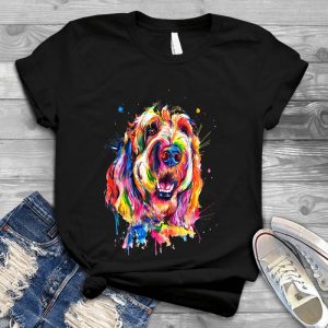 Colorful Art Golden Retriver Dog Lover Gift Golden Retriever,dog Gift, Goldie Gift - Gift With Golden Retriever