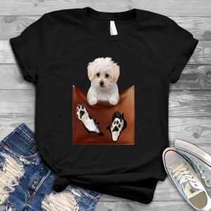 Cute Maltese Dog In My Pocket Dog Lover Gift Maltese Dog Lover Gift, Cute Tote, Dog Mom Lover