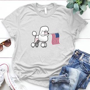 Cute Poodle And America Flags Good Personalized D Gift For Poodle Lover Funny Poodle And Whiskey, Love Poodles, Love Coffee