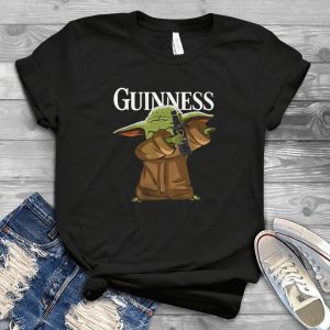 Dabbing Baby Yoda Guiinness Beer Shirt – For Star Warrs Yoda Baby Gift For Men Women Handmade Shirt_037_044