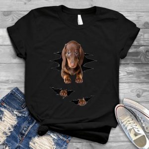 Dachshund In Pocket Funny Doxie Gifts Doxie Dad Shirt, Doxie Mama, Dachshund Gift, Daschund Love, Funny Doxie Gifts