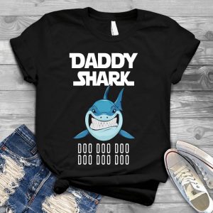 Daddy Shark Doo Doo Doo Funny Graphic Baby Shark, Family Shark, Doo Doo Doo