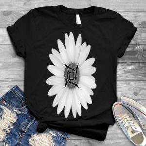 Daisy Metallica Logo Rock Band Best Gift For Every Girl Flower Sunflower Floral, Flower Daisy, Metallica Fan Gift Idea