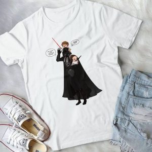 Darth Vader DadVader DarthFather With Lukee And Leia Star Wars Movies Father Day Best Gift Shirt