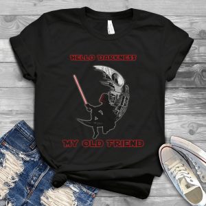 Darth Vader Hello Darkness My Old Friend Star Wars Trending Handmade Shirt_042_049