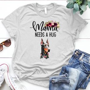 Doberman Mama Needs A Hug Dog Personalized Image In Pocket Cute Dog Pocket, Pocket Puppy Pictures, Images For Cute Dog Pocket, Pocket German Shepherd Puppy Cute