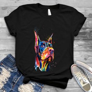 Dobermen Dobermaen With Colour Family Quote, Best Gift For Dog Lover Cute Dog Image, Dog Quote, Dog Is A Friend, Family Quote, Best Gift For Dog Lover