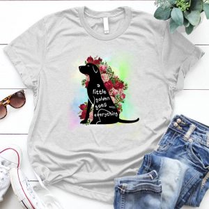 Dog And Roses Personalized Gift For Dog Lovers Lovely Dog, Dog And Flowers, Dog Lovers Saying