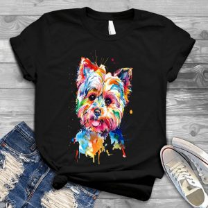 Dog Colorful Painting Love Yorkie Pet, Dog Love, Animal, Puppy, Dog Meme, Funny Dog, Cute Dog, Personalized Quote, Cartoon Dog Graphic