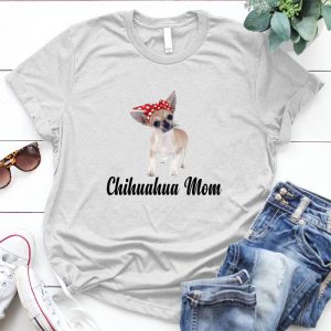Dog Mom Chihuahua Dog Love, Animal, Puppy, Dog Meme, Funny Dog, Cute Dog, Personalized Quote, Cartoon Dog Graphic