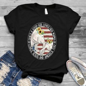 Elephants Mom Sunflower Graphic Family Quote Family, Mom, Mother Day, Mom Shirt