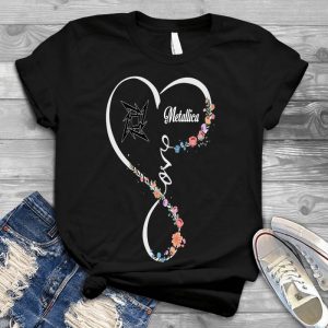 Floral Metallica Logo Rock Band Best Gift For Every Girl Flower Sunflower Floral, Flower Daisy, Metallica Fan Gift Idea