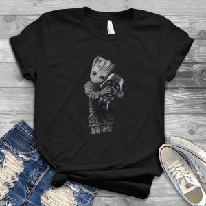 For Baby Groot And Darth Vader Star Wars Movies Handmade Shirt