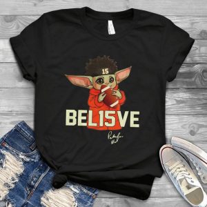 For Baby Yoda For Patriiick Maahomes Signature PM15 Football Handmade Shirt