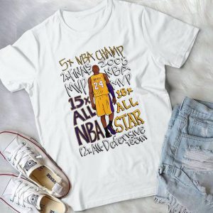 For Kobbe Bryaant 24 5x N B A A Champ MVP N B A A Shirt – Thank You For The Memories Kobee Bryaant Handmade Shirt