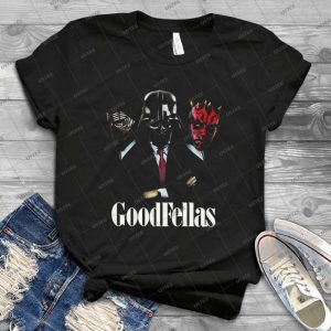 For Starr Warrs Goodfellas Tee -The Mandalorian Dartth Vaader And Hell Classic Style Handmade Shirt