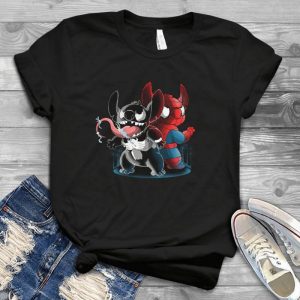 For Venoom Spideer-Mann Stiitch Shirt - Cute Stiitch Diisneys Tee – Gift For Men Women Kids Handmade Shirt