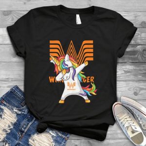 For Whataaburrger Unicorn Dabbing - Funny Unicorn Dabbing Fast Food Handmade Shirt