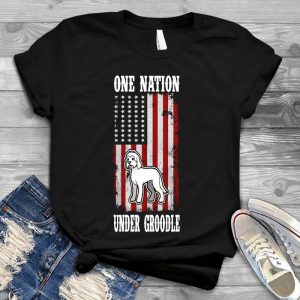 Goldendoodle Puppy The Us Flag Dog Lover Gift Golden Doodle Gift , Goldendoodle Goldendoodle Mom,