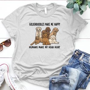 Goldendoodles Makes Me Happy Dog Lover Gift Doodle Mom Paw, Doodle Mama, Golden Doodle Gift , Goldendoodle , Christmas Doodle , Doodle Mom