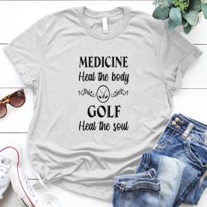 Golf Heal The Soul Gift For Golfers Funny Golf, Funny Golfing, I Love Golf