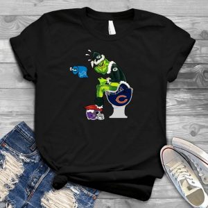 Green Bay Packers The Grinch Toilet Grinch Nfl Fan Football Minnesota Vikings Chicago Bears Detroit Lions Christmas,