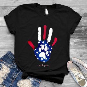 Hand American Flag Best Gift For American People Big Hand, American Flag, Big Dog Paw, National Freedom Day