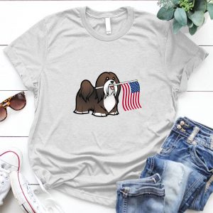 Havanese And Usa Flag American Flag Celebration Party Made In Usa, Havanese Flag Garden Size, Small, Multicolor, Premium Large Us Flag