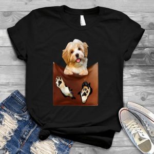 Havanese Dog In Pocket Valentines Gift For Dog Lovers Havanese Gift , Havanese Lover Shirt, Gift For Havanese Owner