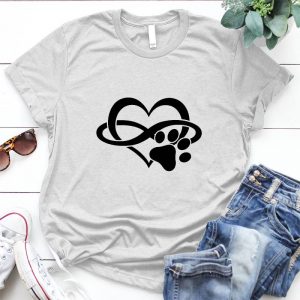 Heart And Paw Quote About Dog Image For Dog Lover, Cute Gift For Dog Lover