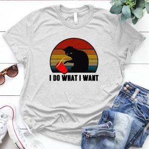 I Do What I Want Gay Cat Rainbow Cat Lover, Animal, Pet, Gay Shirt