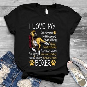 I Love My Boxer Best And Forever Funny Dog Saying Dog Saying, Dog Quote, Dog Quote, Best Personalized Gift, Present For Dog Lover