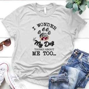 I Wonder If My Cat Think About Me Floral Funny Gift For Cat Lovers Cat Lover Gift, Cute Cat, Cat Mom Lover