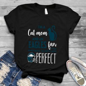 I'm A Cat Mom And An Eanles Fan Cat Lover Eanles , Pet, Animal, Cat Lover, Kitten, Cat Meme, Funny Cat, Cute Kitten