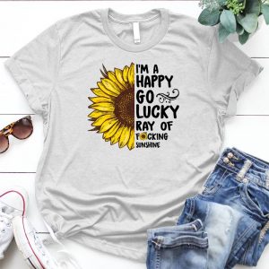 I'm A Go Lucky Of Fucking Sunshine Sunflower Sunflower , Floral , Indie , Garden , Womenfall , Sunflower T , Sunflower