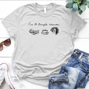 I'm A Simple Woman Gift For Women Wine, Dog, Dog Mom, Coffee Drinke, Birthday Gift For Woman