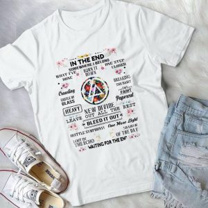 In The End Somewhere I Belong What I Have Done Burn It Out Waiting For The End Best Songs Of Linkin Park - For Chester Bennington Memories Rest In Peace Handmade Shirt