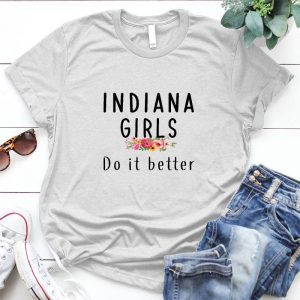 Indiana Girls Have More Fun Home State, Where I'm From Indiana State Indiana Floral Print, Home State , Indiana Gift, Indiana Native