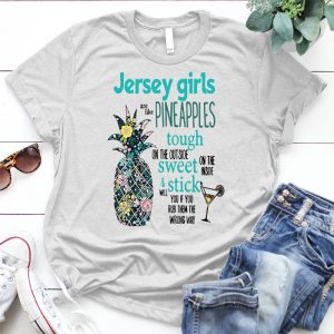 Jersey Girls Are Pineapple Summer Birthday Gift Jersey State Girls, Pineapple Birthday Gift, Summer Birthday Gift, Pineapple Shirt,